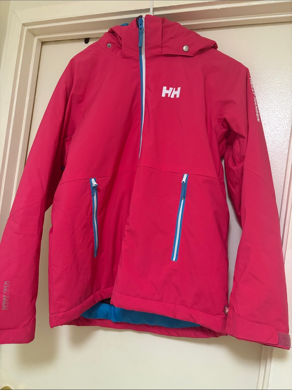 Helly Hansen Kids Bright Pink Waterproof Puffer Jacket